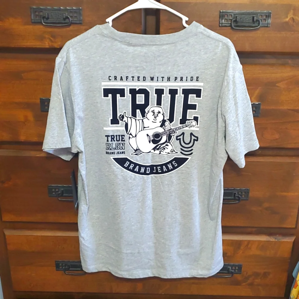 True Religion Buddha crewneck tee NWT